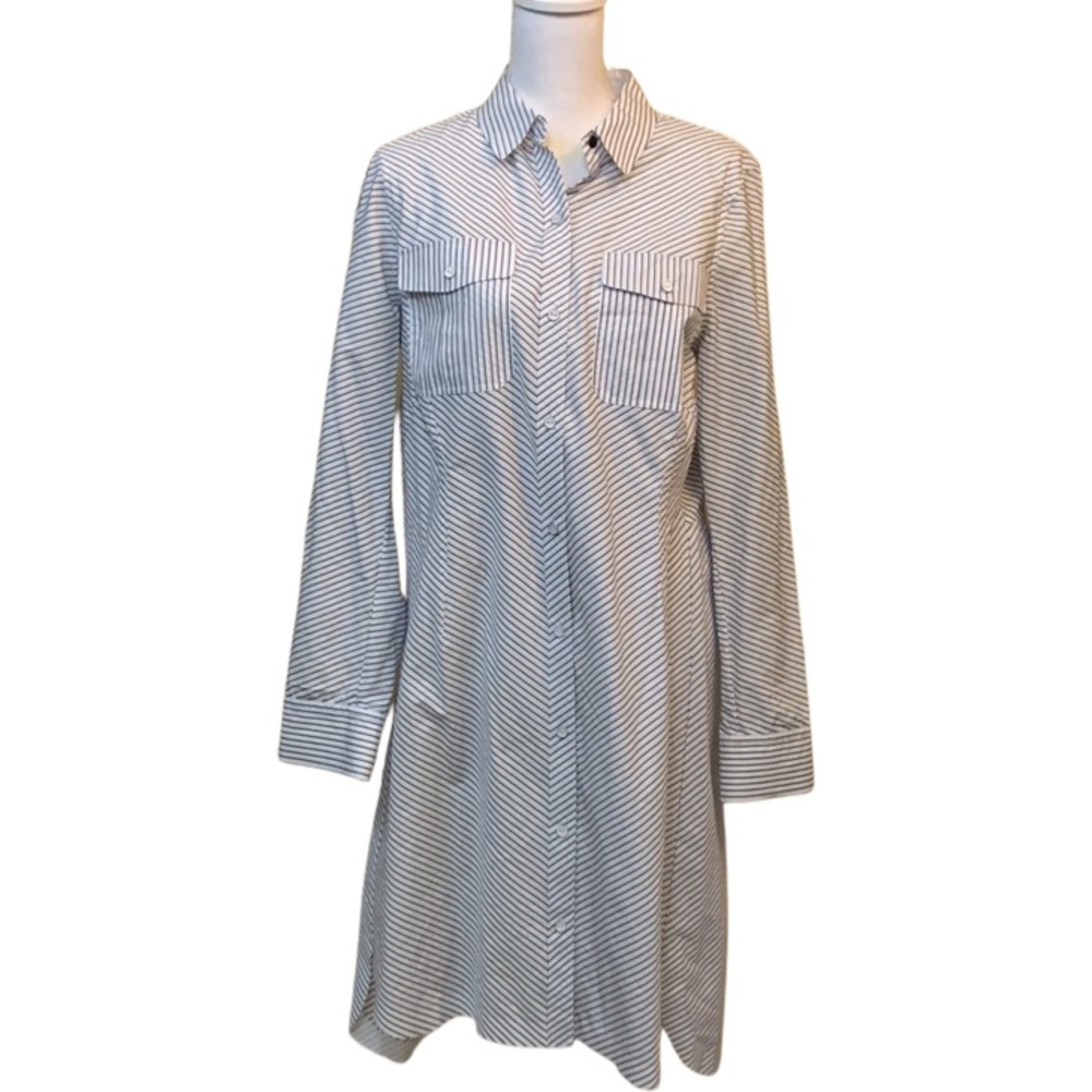 rag & bone White Striped Dress - Picture 2 of 9